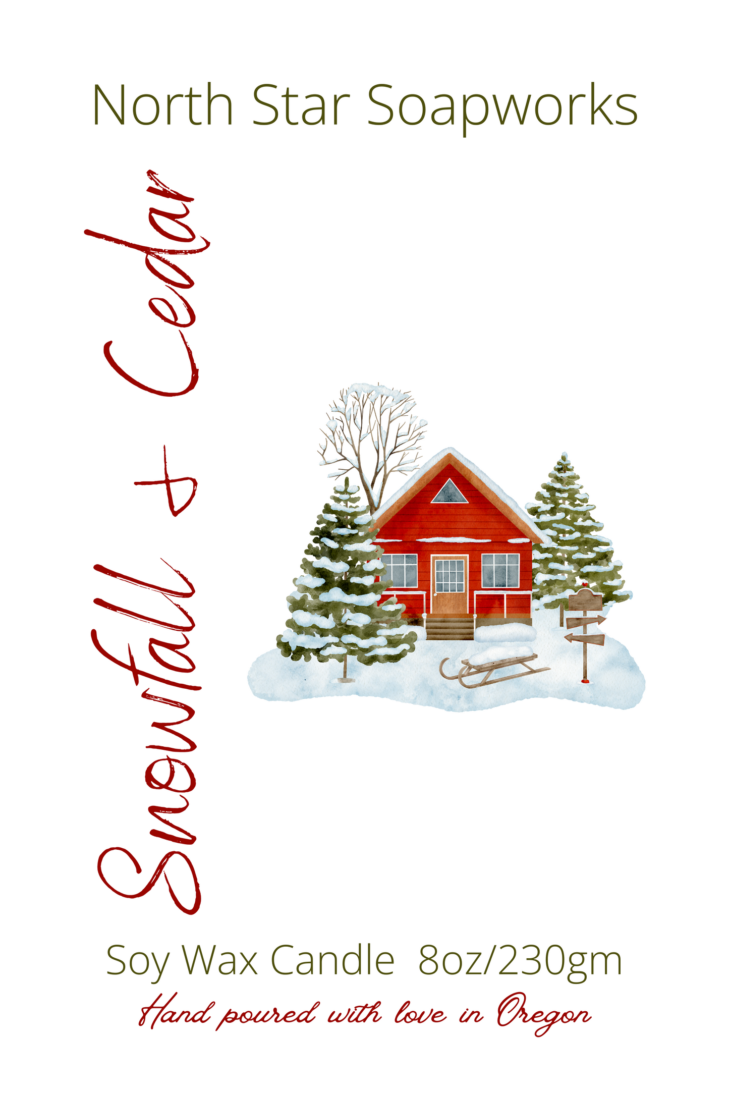 Snowfall and Cedar