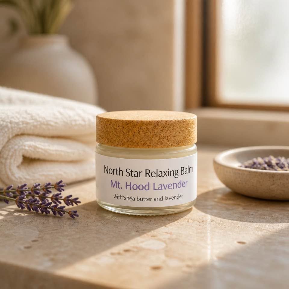 Mt Hood Lavender Relaxing Balm | 2oz Magnesium + Arnica Tallow Balm