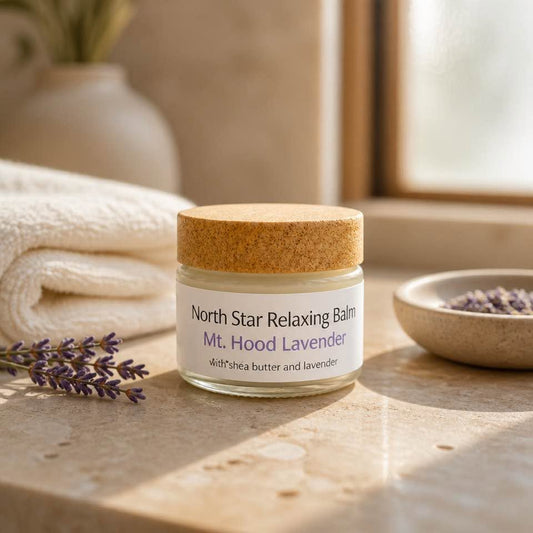 Mt Hood Lavender Relaxing Balm | 2oz Magnesium + Arnica Tallow Balm
